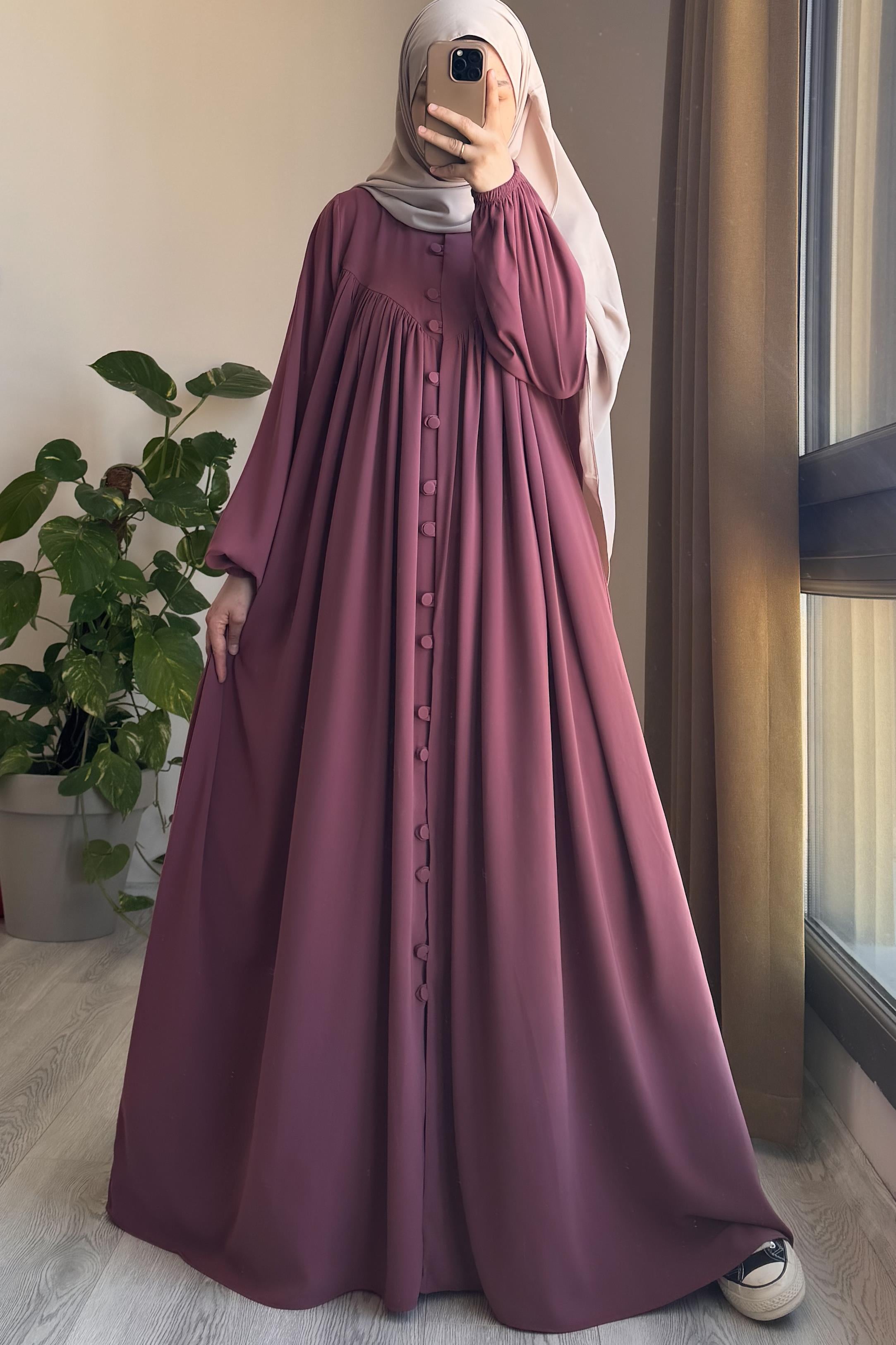 ANDE TESETTÜR, V Robalı Ferace, V Robalı Ferace - Gül kurusu