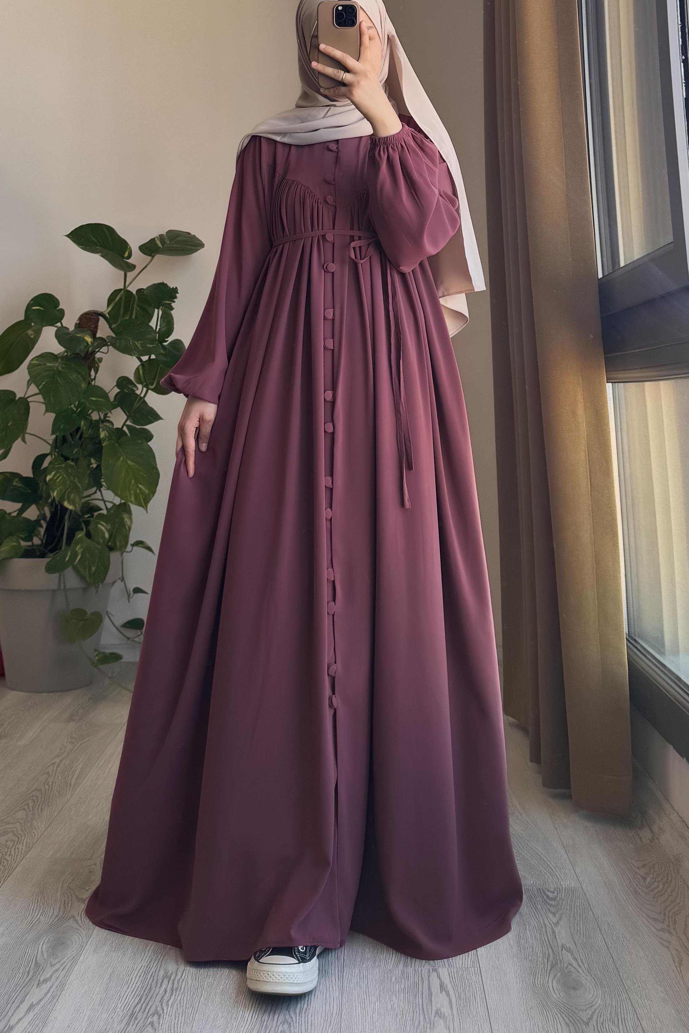 ANDE TESETTÜR, V Robalı Ferace, V Robalı Ferace - Gül kurusu