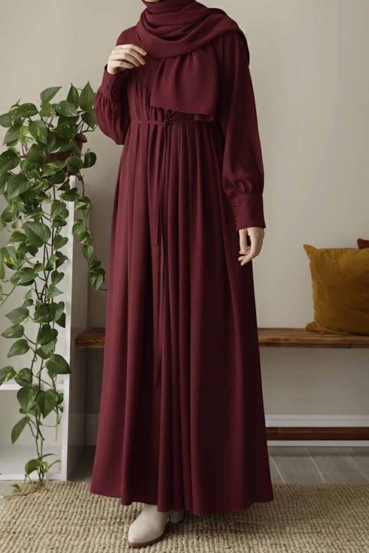 Ande Tesettür, Visal Elbise, Visal Elbise - Bordo
