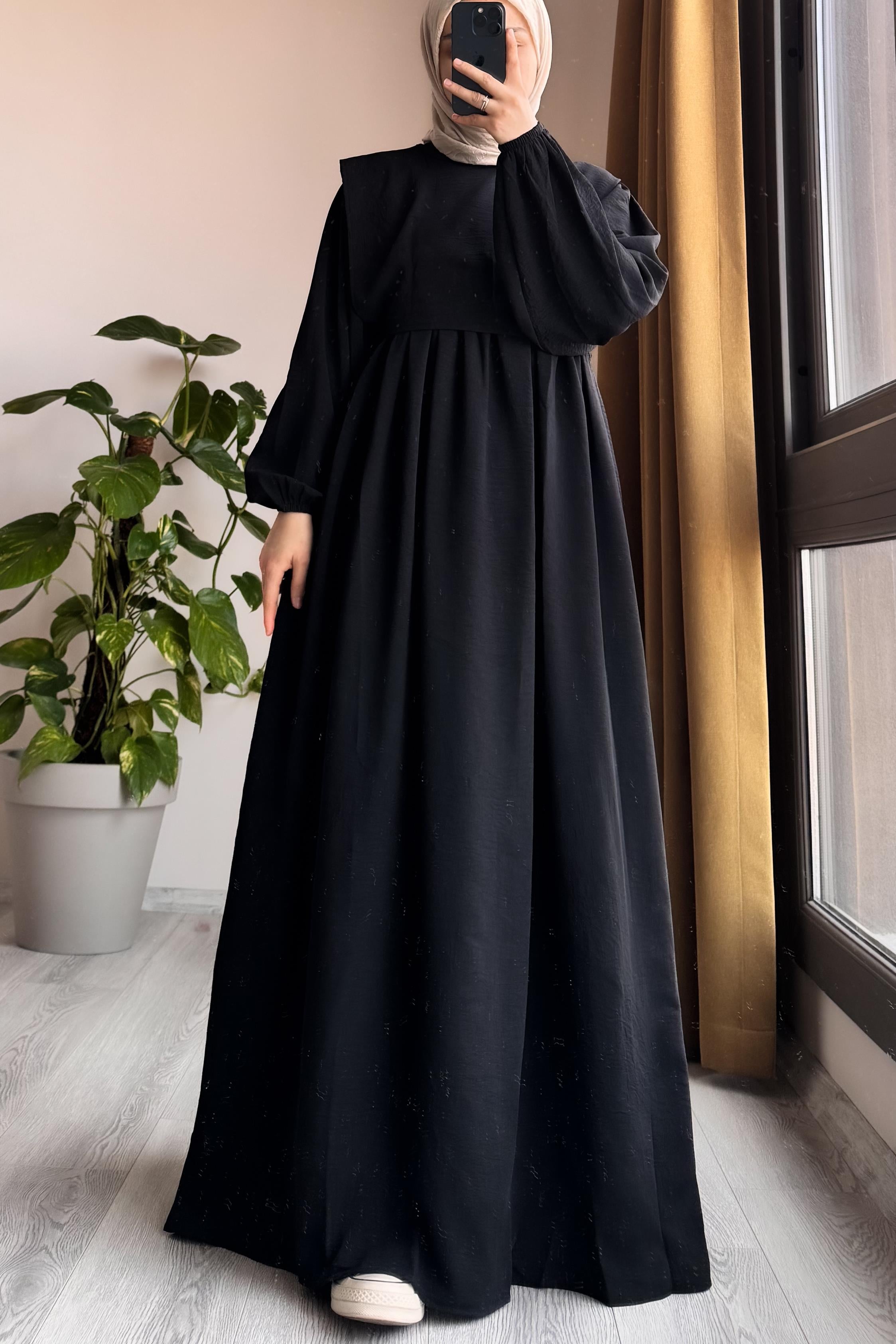 ANDE TESETTÜR, Yelekli Elbise, Yelekli Elbise - Siyah