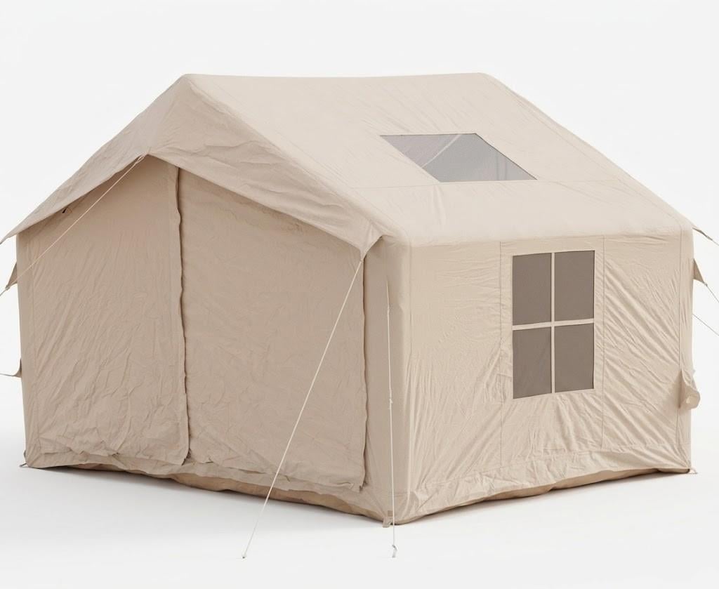 Çadır Dünyası 4 Mevsim Sobalı Lüks Kamp Çadırı - 320x250 cm Geniş Yaşam Alanı, 3 Metre Ön Tenteli, 420D Oxford Su Geçirmez Kumaş