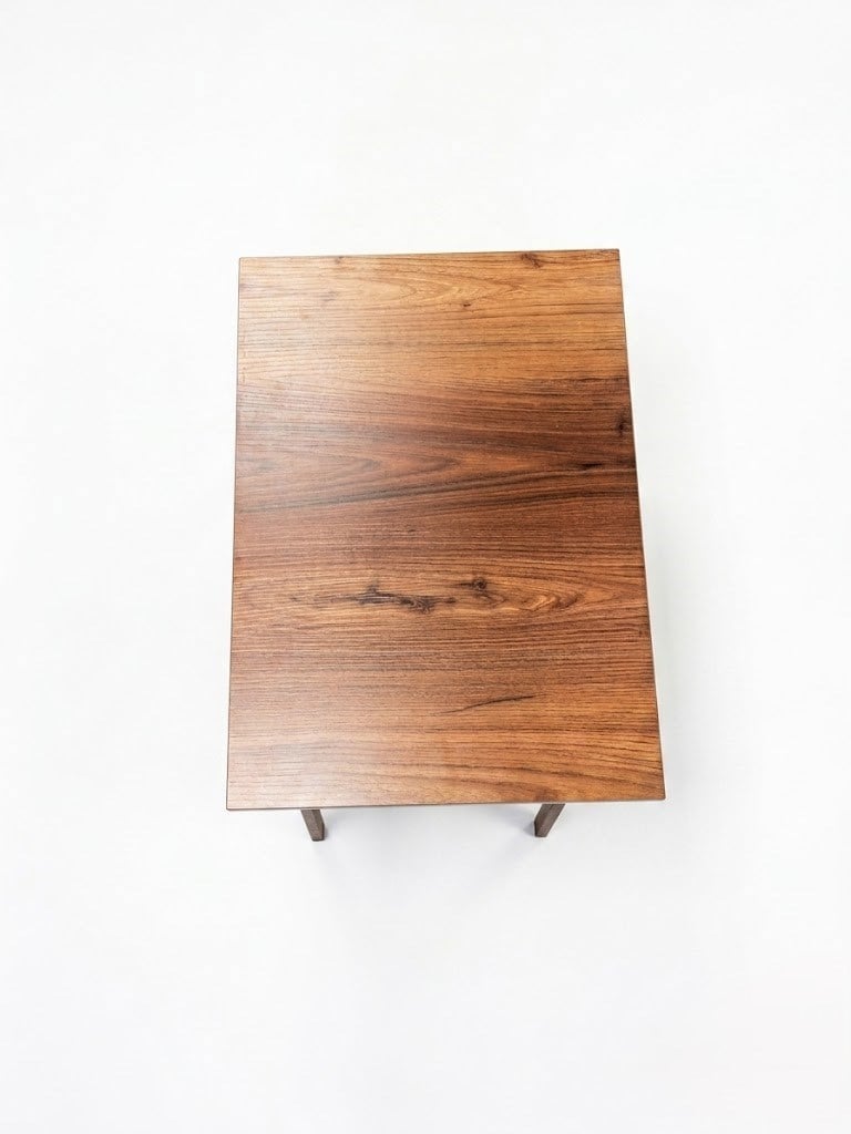 Çadır Dünyası Katlanır MDF Kamp Masası (50x70 cm) - Hafif Alüminyum Ayaklı, Taşınabilir Mini Piknik, Balkon ve Plaj Masası