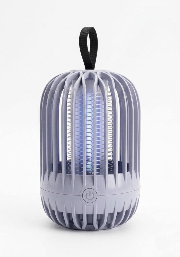 Çadır Dünyası Panther PT-Z614 2'si 1 Arada Sinek Öldürücü ve Gece Lambası - 360° UV LED, 1200mAh Şarjlı, Sessiz ve Kimyasalsız Haşere Kovucu