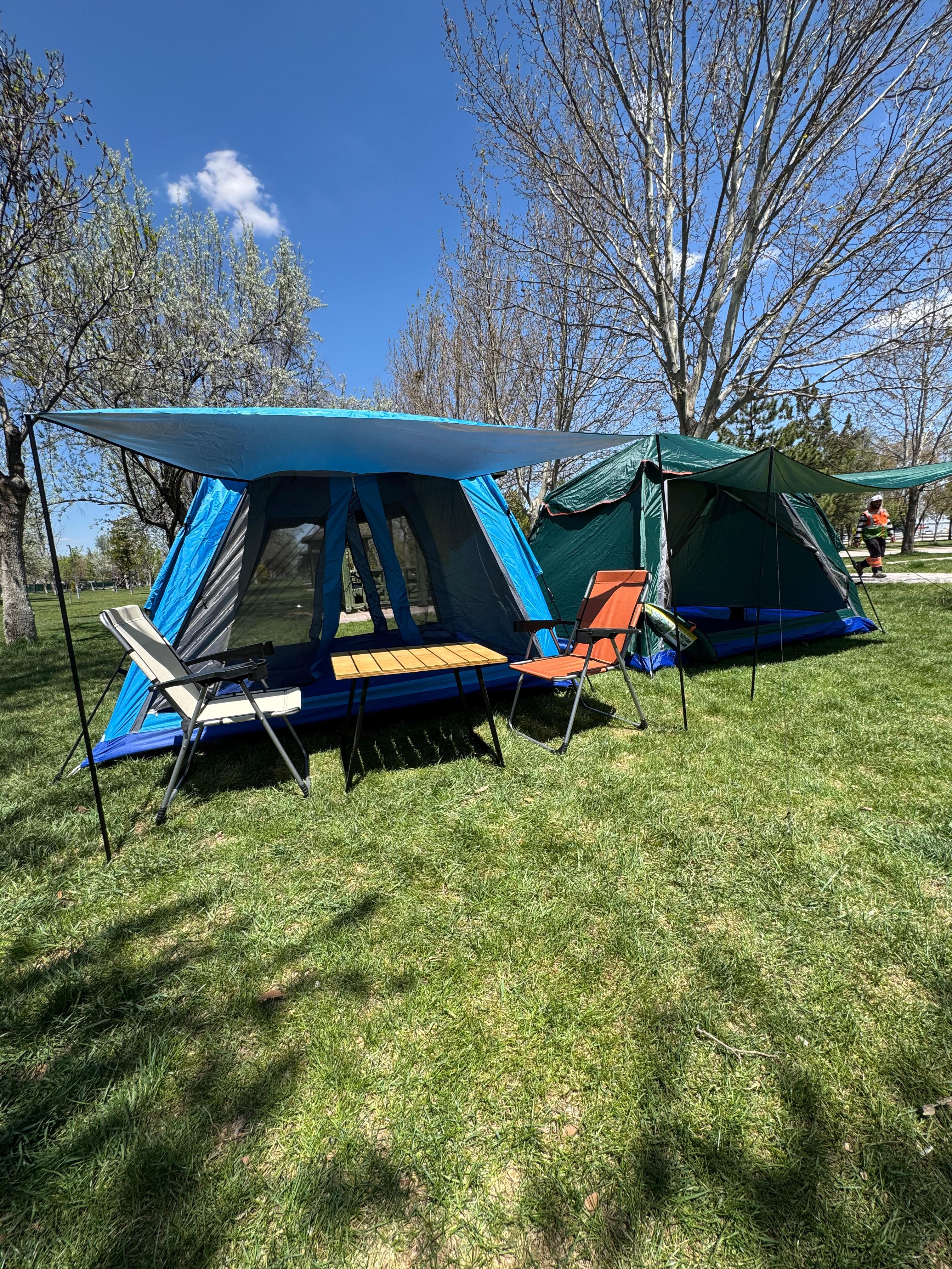 VERANDALI XL OTOMATİK KAMP ÇADIRI