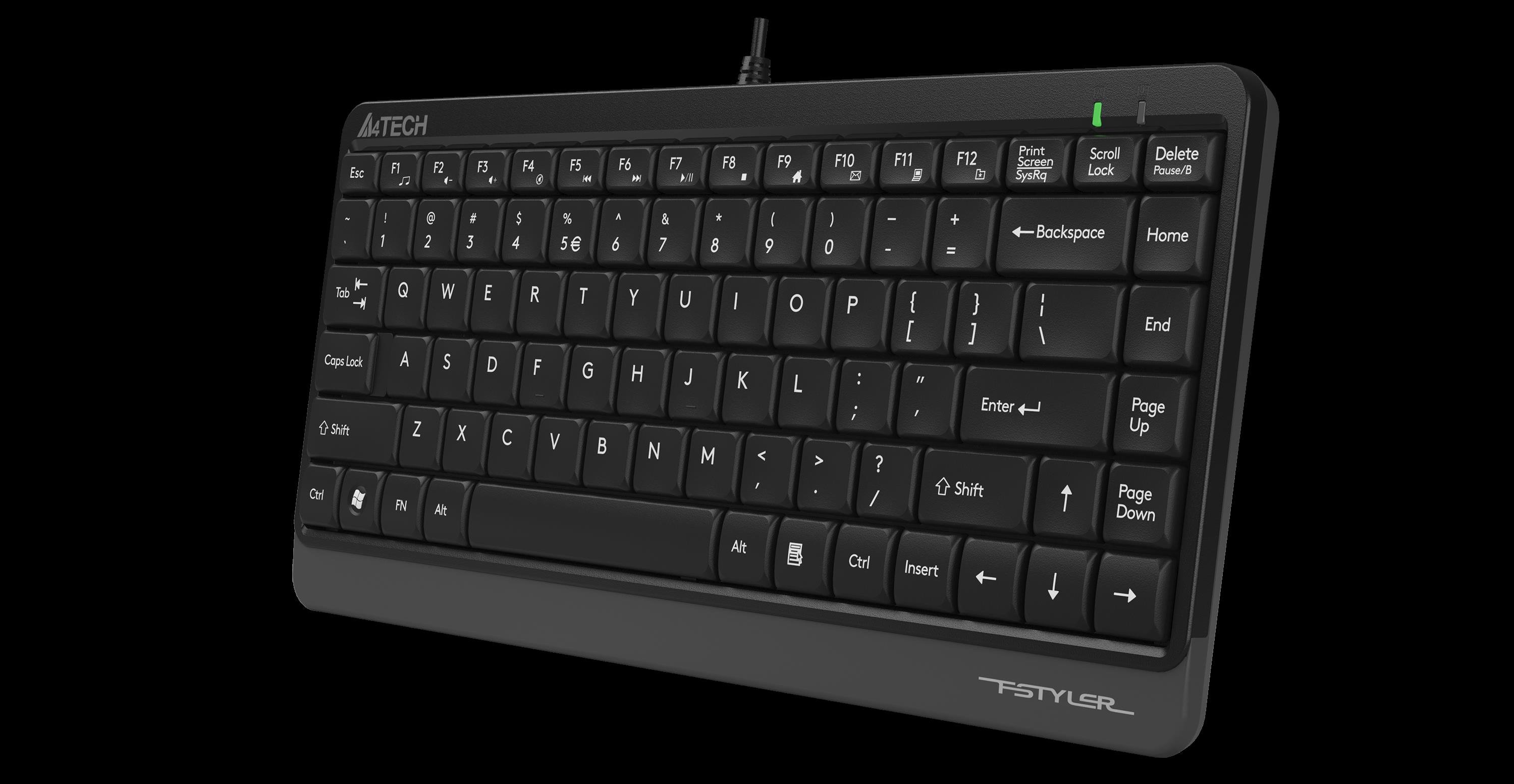 A4 TECH FK11 SLIM Q KLAVYE USB GRİ