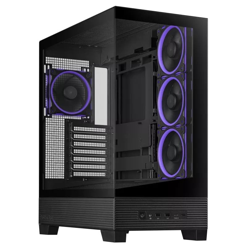 ASUS A31 PLUS TG ARGB SİYAH USB 3.2 ATX MID-TOWER GAMING KASA