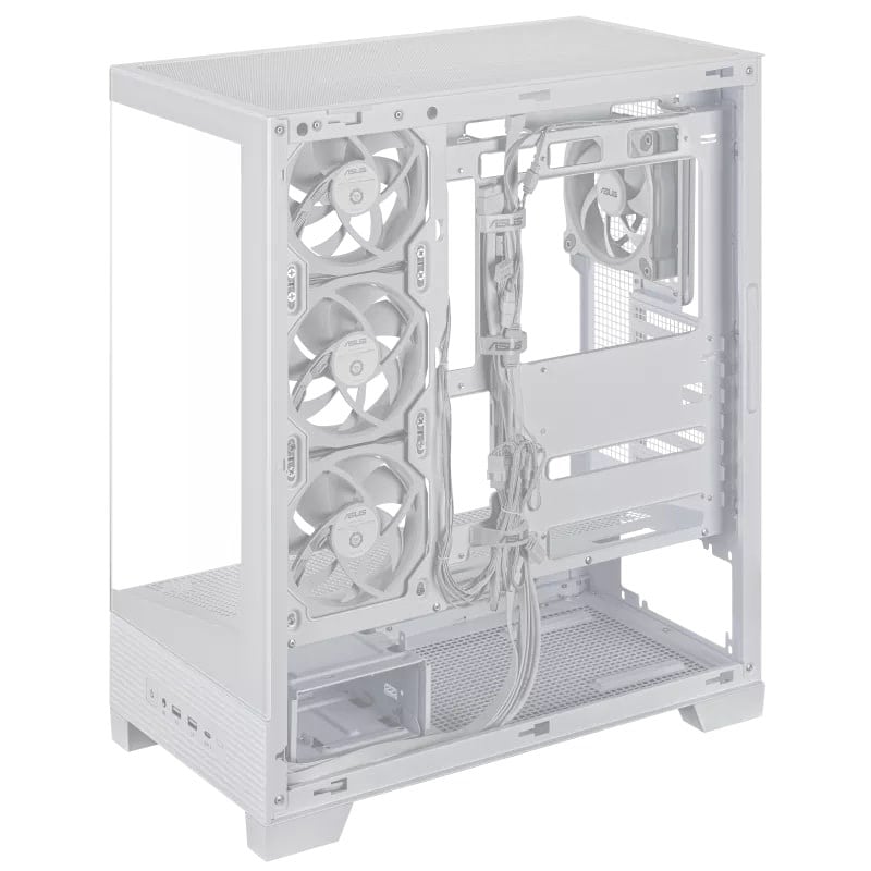 ASUS A31 PLUS TG ARGB WHITE ATX KASA