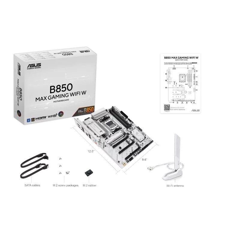 ASUS B850 MAX GAMING WIFI W AMD SOKET AM5 B850 DDR