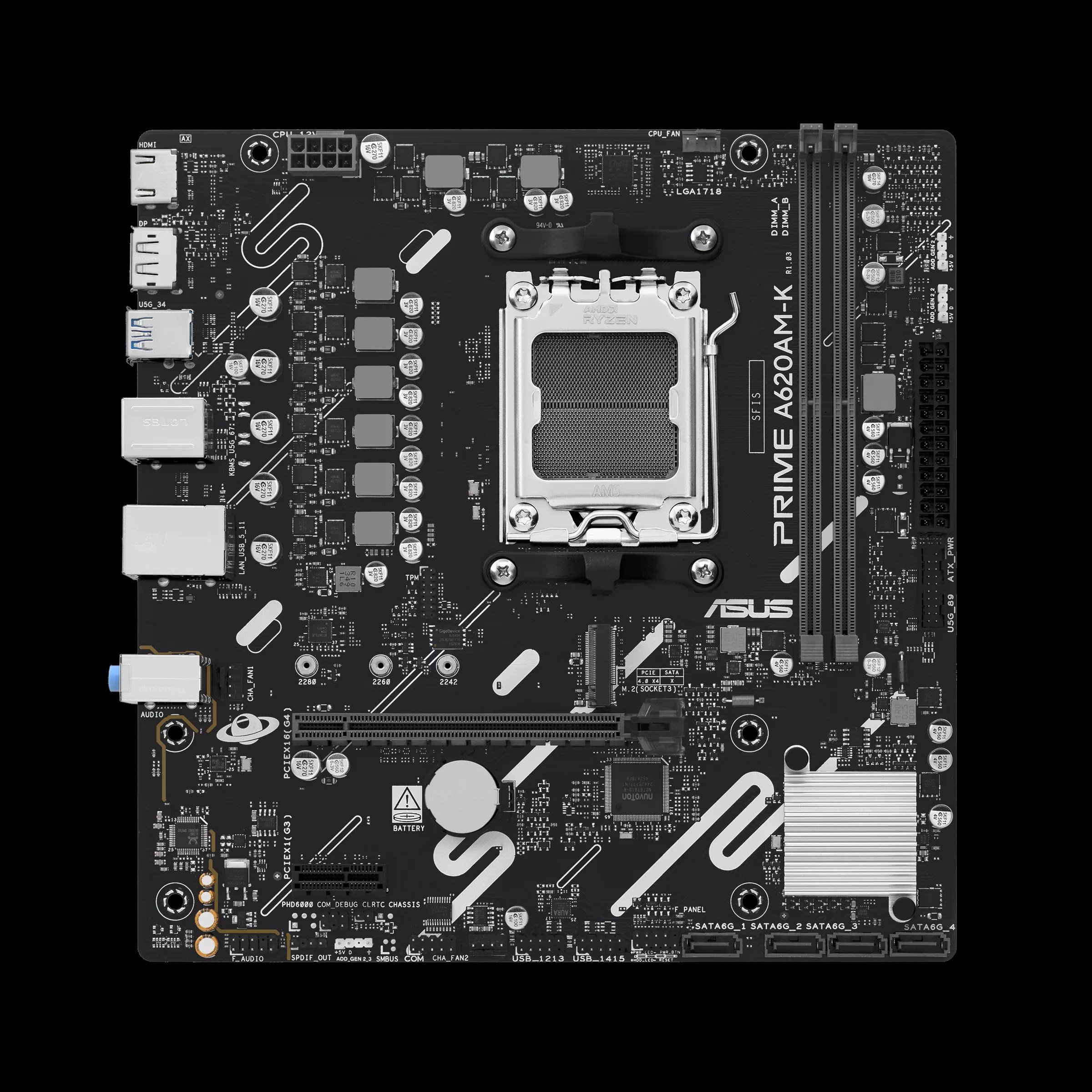 ASUS PRIME A620AM-K AM5 ANAKART