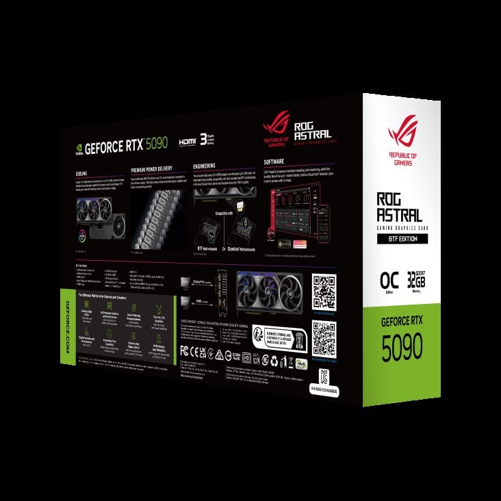 ASUS ROG-ASTRAL-RTX5090-O32G-BTF-GAMING