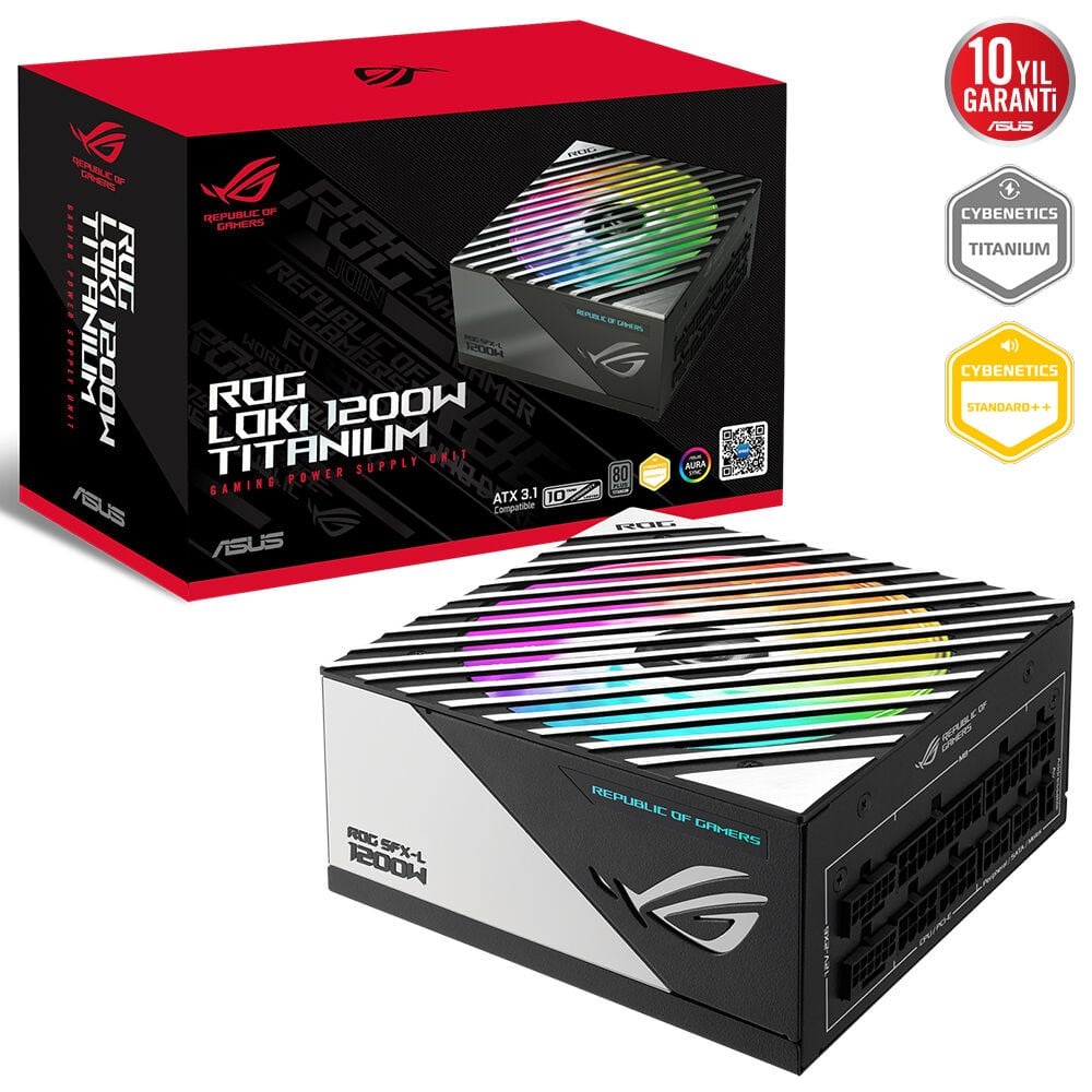 ASUS ROG LOKI SFX-L 1200W BLACK SILVER GAMING PSU
