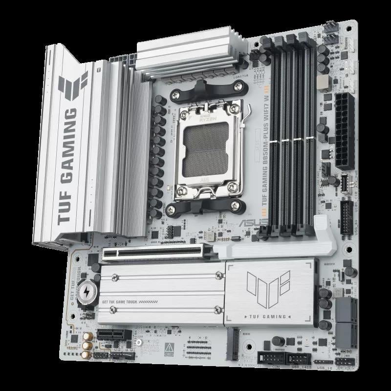 ASUS TUF GAMING B850M-PLUS WIFI 7 AMD ANAKART BEYAZ