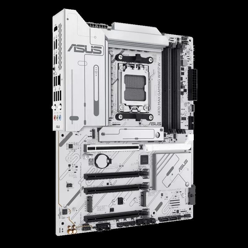 ASUS X870 MAX GAMING WIFI 7 AMD AM5 DDR5 ANAKART BEYAZ