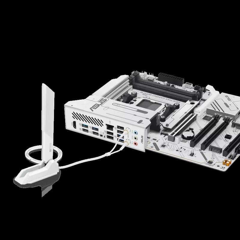 ASUS X870 MAX GAMING WIFI 7 AMD AM5 DDR5 ANAKART BEYAZ