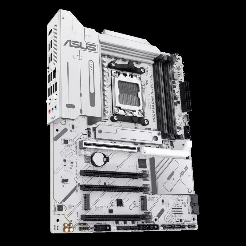 ASUS X870 MAX GAMING WIFI 7 AMD AM5 DDR5 ANAKART BEYAZ