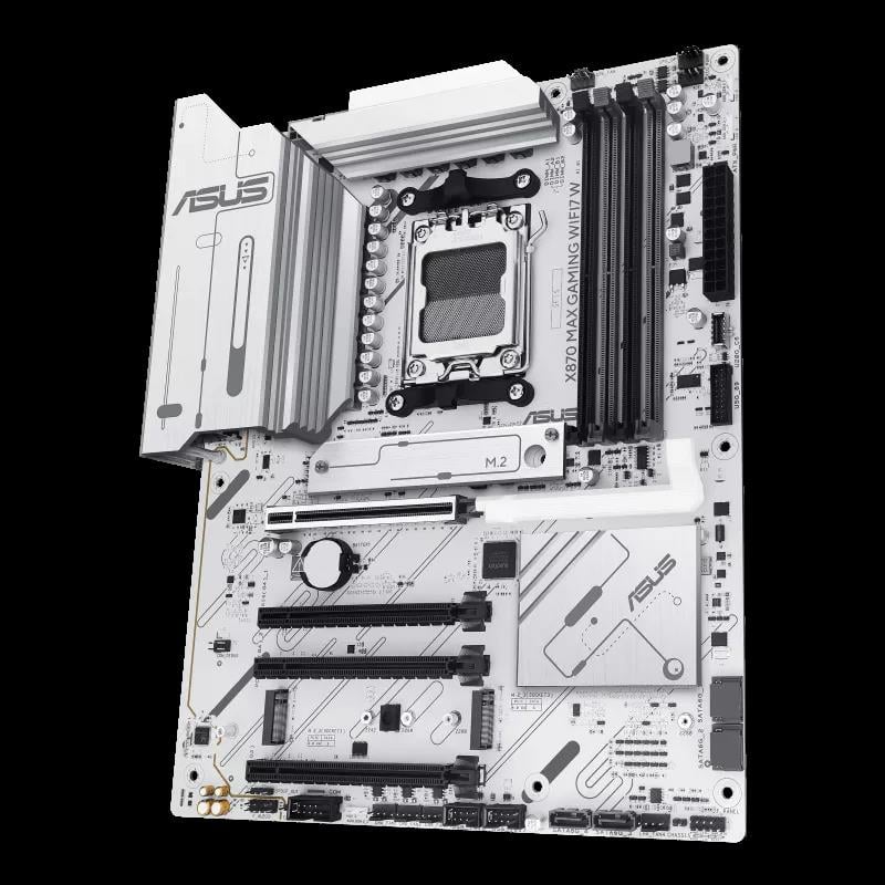 ASUS X870 MAX GAMING WIFI 7 AMD AM5 DDR5 ANAKART BEYAZ