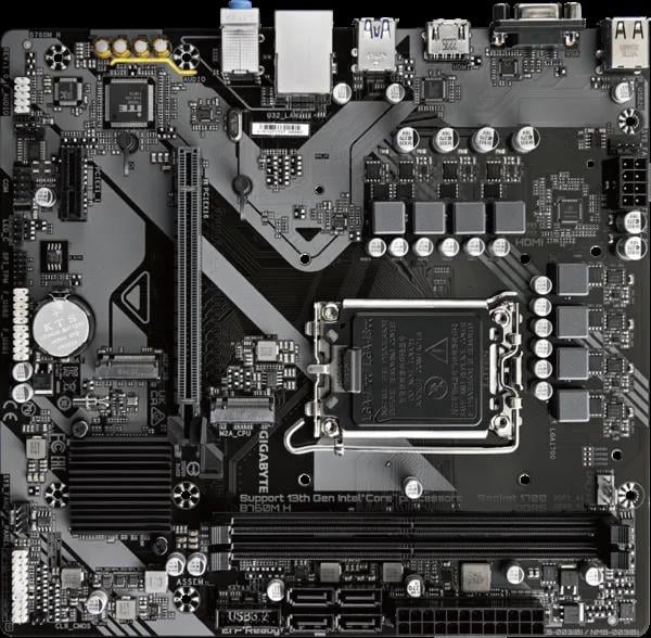 GIGABYTE B760M H DDR5 HDMI VGA MATX 1700P