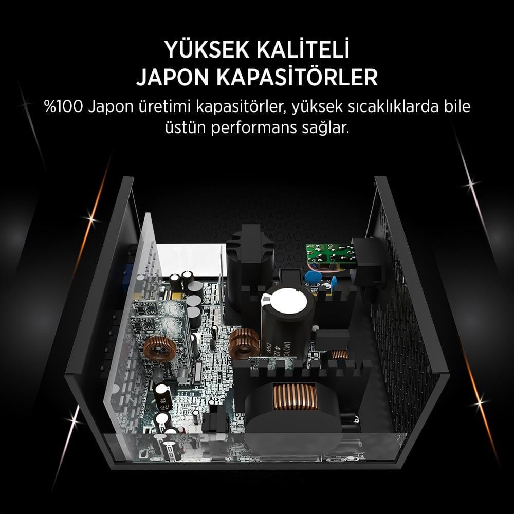 James Donkey JDP1050 APFC 12CM 1050W Bronze 80+ ATX 3.1 PCI-E 5.1 Power Supply