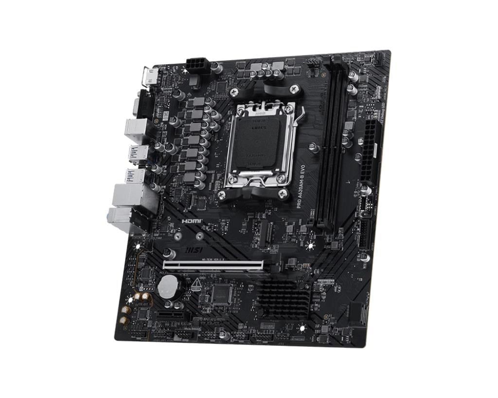 MSI PRO A620AM-B EVO AM5 DDR5 6800(OC) ANAKART