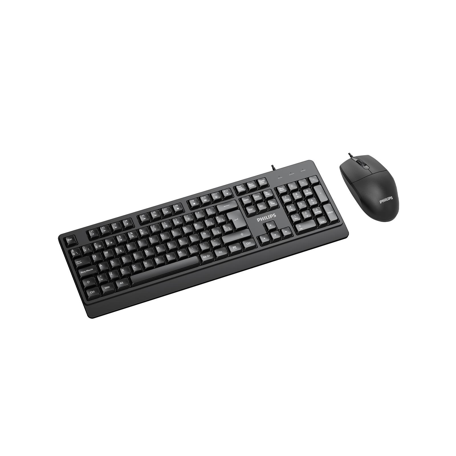 PHILIPS KABLOLU KLAVYE&MOUSE SET SPT6247B SİYAH