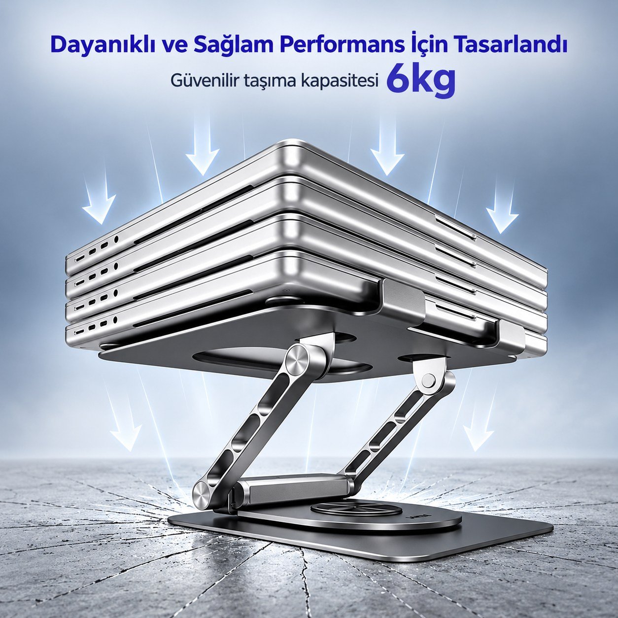 UNITEK 360° METAL 15.6” NOTEBOOK STAND (D1109CGY01)