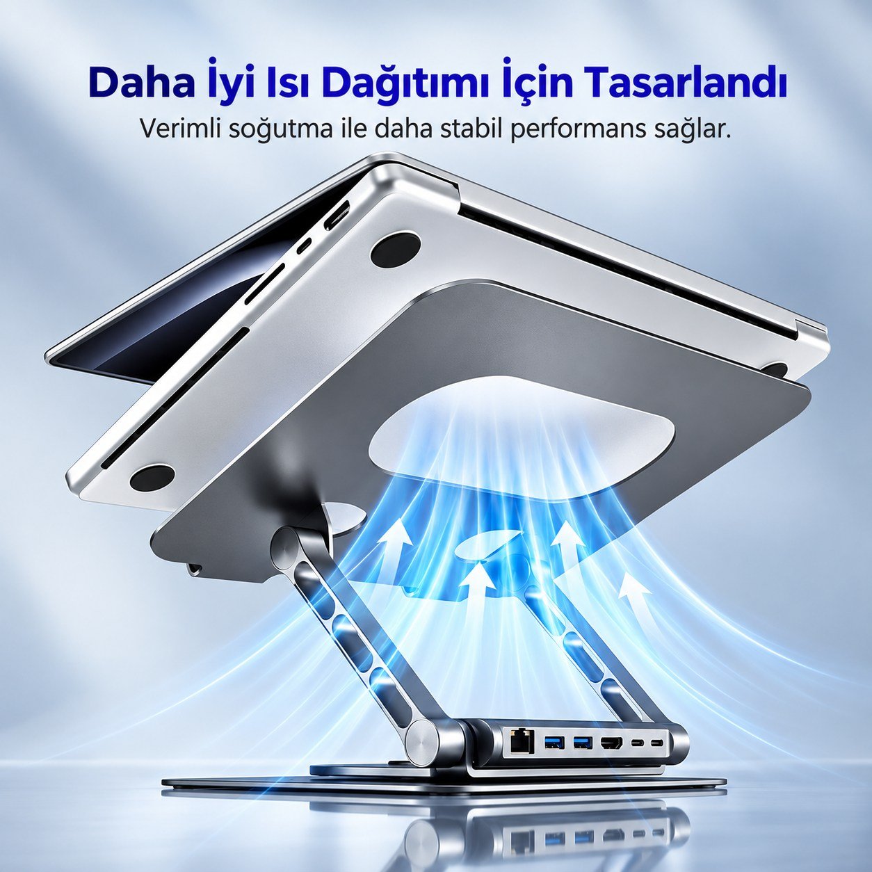 UNITEK 360° METAL 15.6” NOTEBOOK STAND (D1109CGY01)