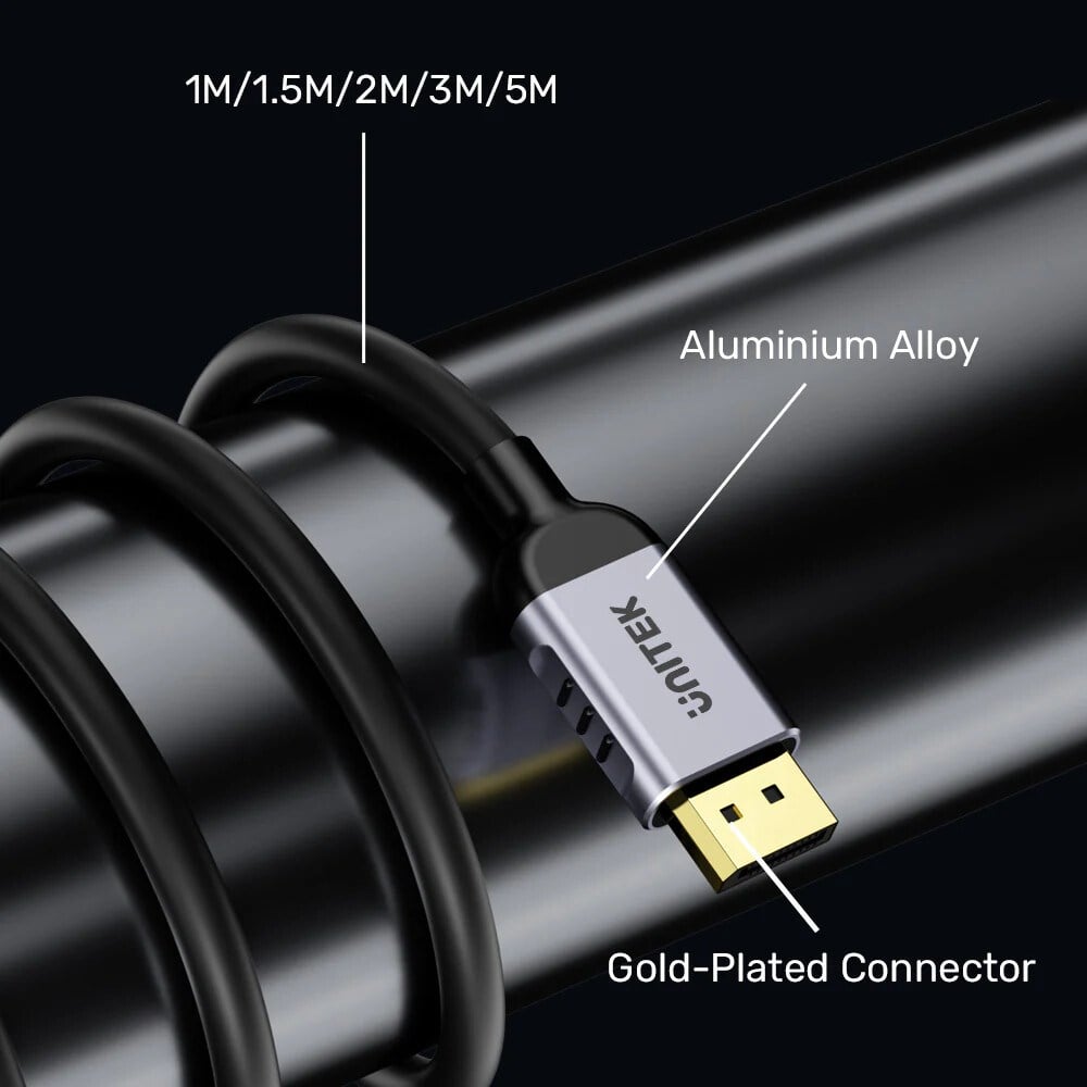 UNITEK 8K DISPLAYPORT 1.4 KABLO 1M (C1628GY01-1M)