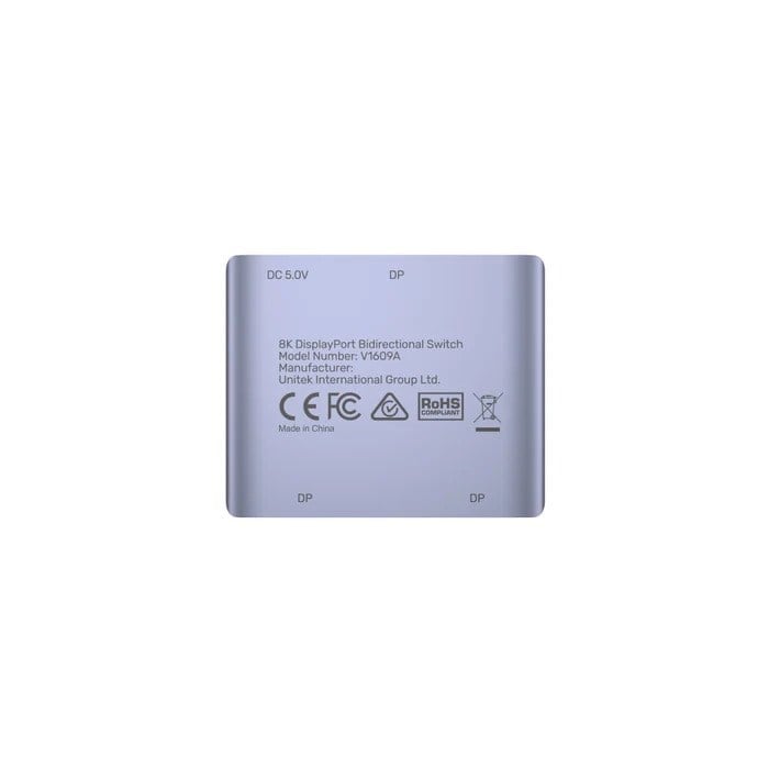 UNITEK 8K DISPLAYPORT ÇİFT YÖNLÜ SWITCH (V1609A)