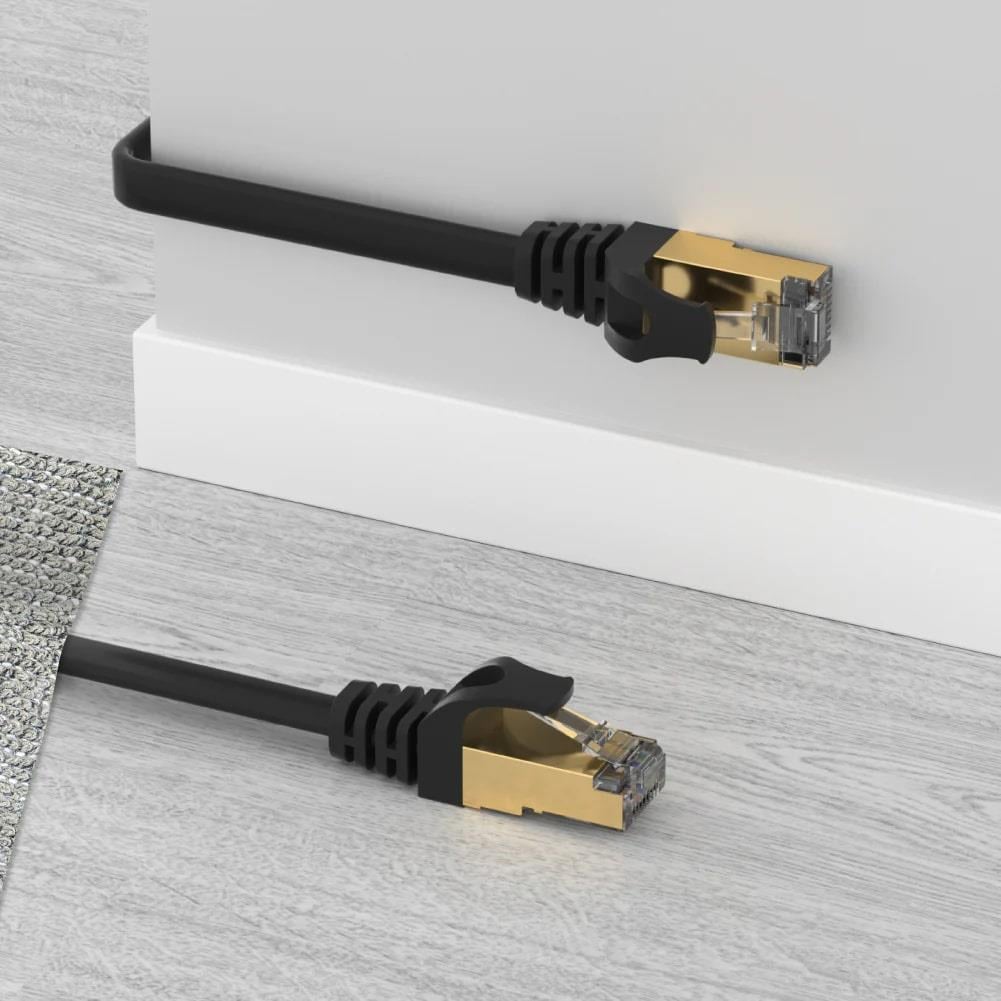UNITEK CAT7 PATCH KABLO 2MT FLAT 10GBPS (C1897BK-2M)