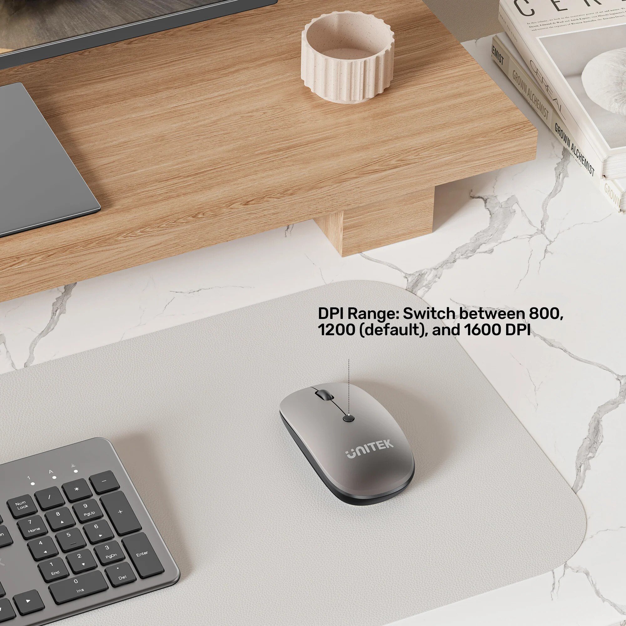 UNITEK SLIMTRACK 2.4GHZ KABLOSUZ MOUSE (T060AGY01)