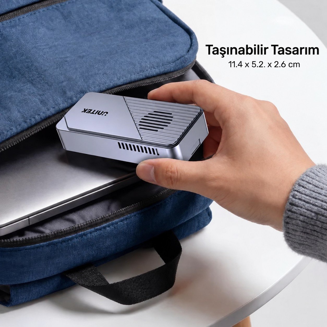 UNITEK TURBOCOOL+ 80GBPS M.2 SSD KUTUSU (S1253BGY01)