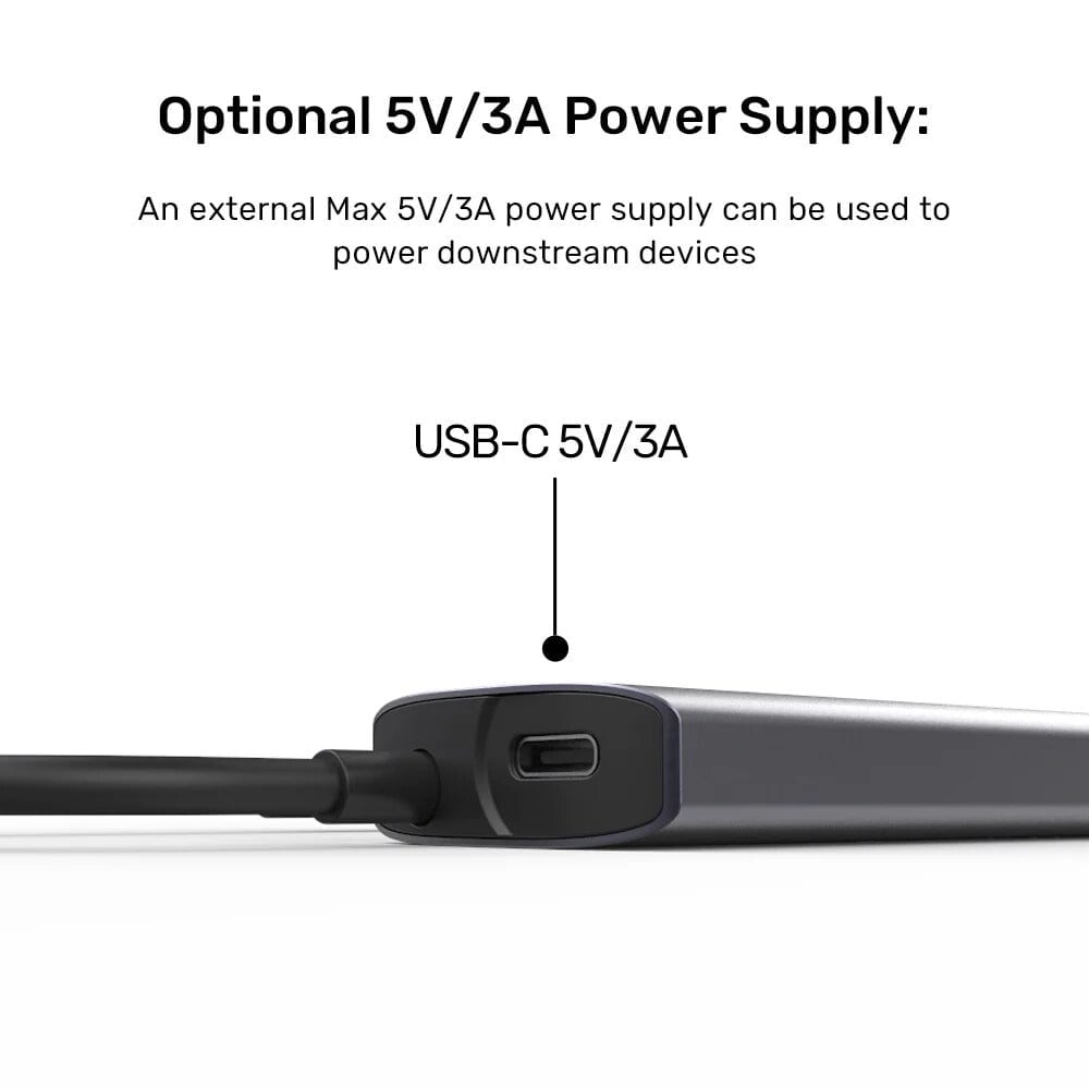 UNITEK UHUB Q4 4-IN-1 10GBPS USB-C HUB (H1112DGY01)