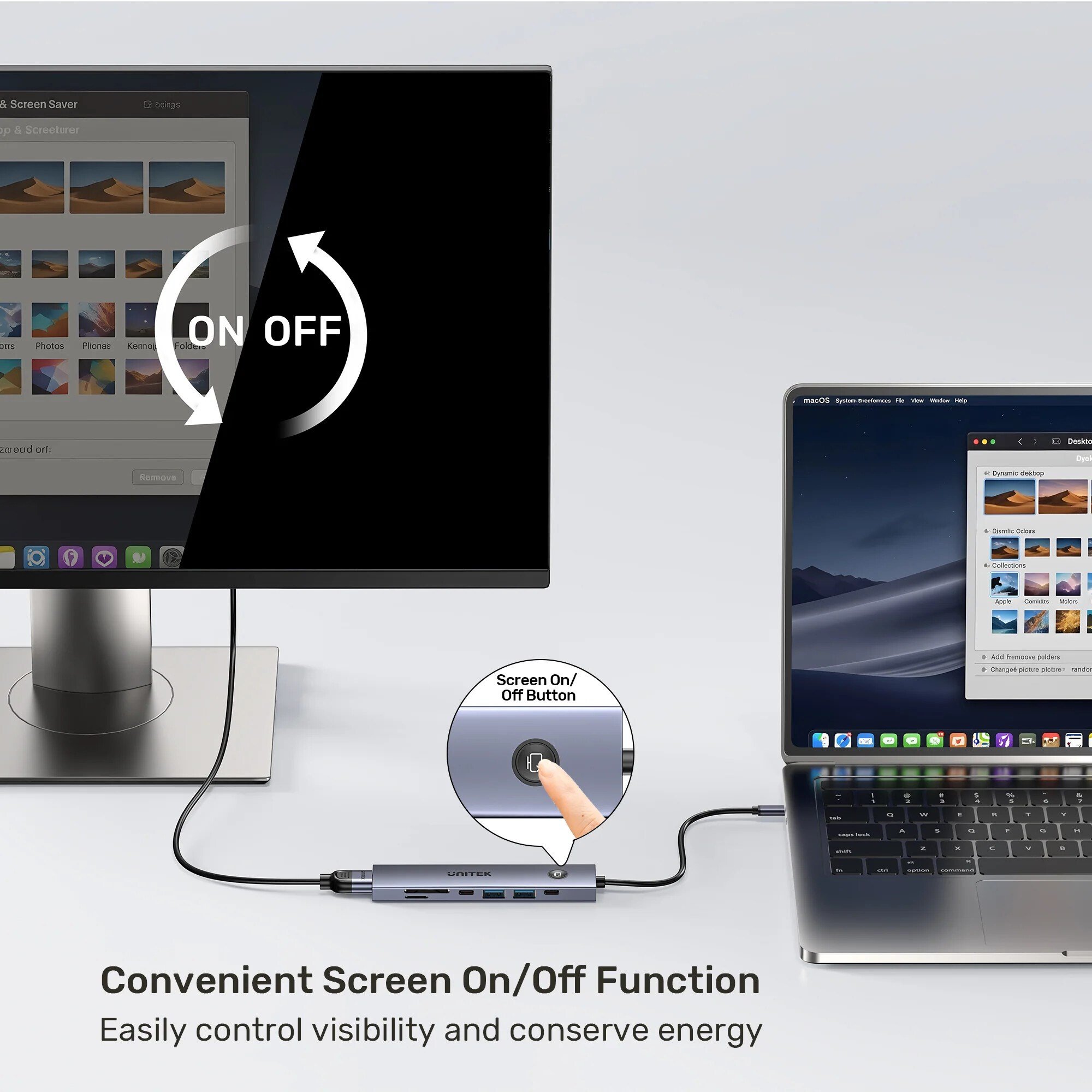 UNITEK UHUB S7 PRO 7-IN-1 5GBPS USB-C HUB (H1124AGY01)