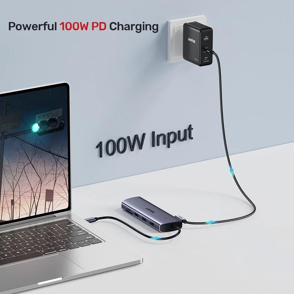 UNITEK USB-C 9in1 UNIVERSAL DOCKING STATION (D1113A)