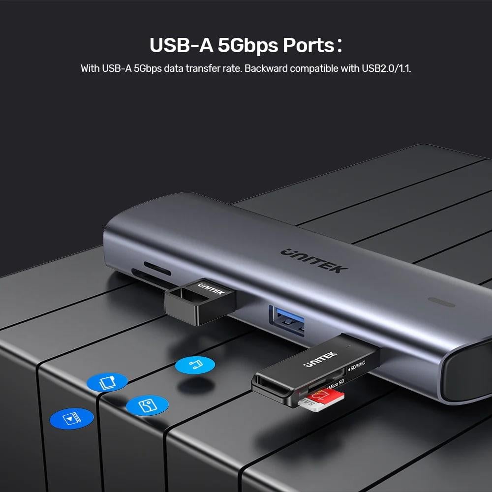 UNITEK USB-C 9in1 UNIVERSAL DOCKING STATION (D1113A)