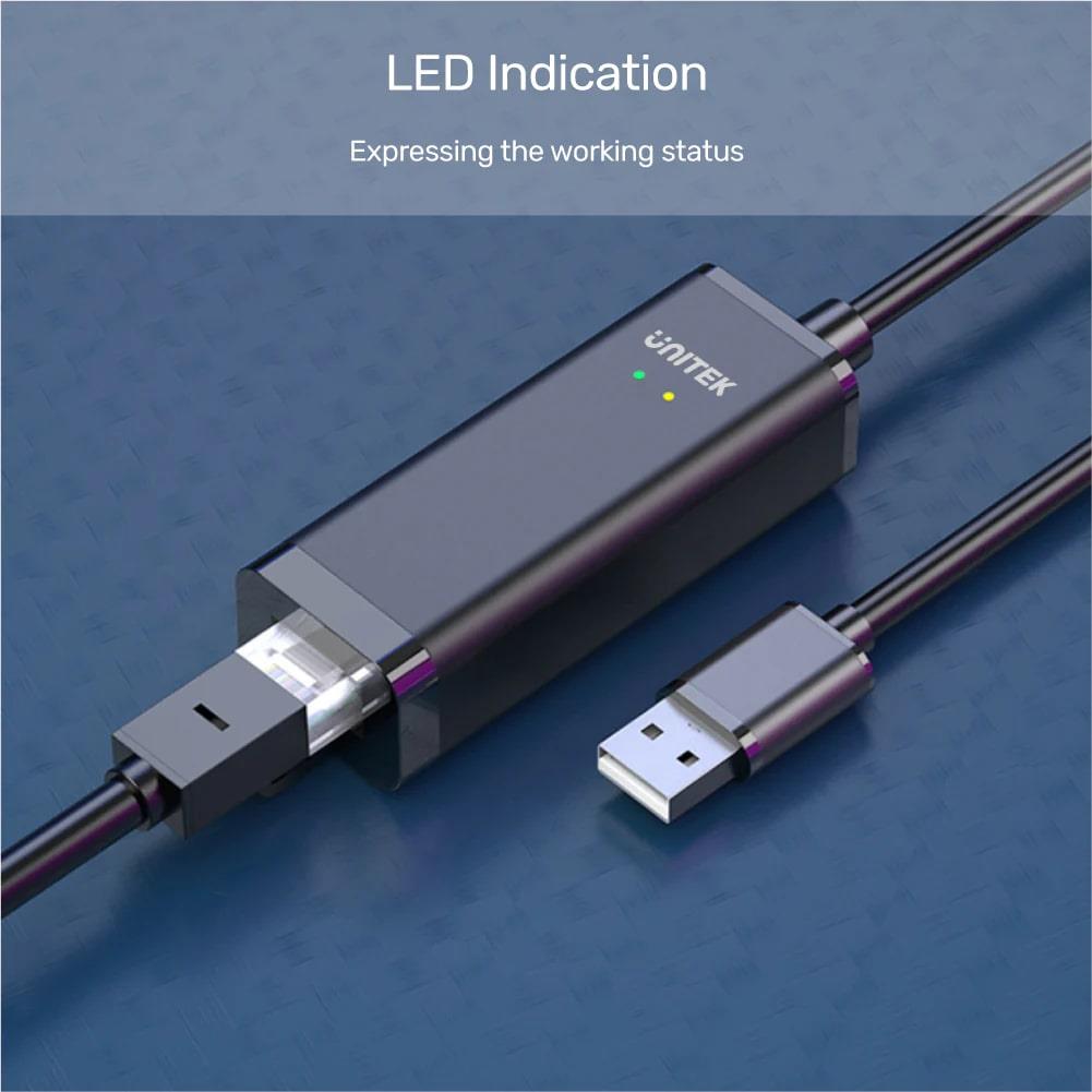 UNITEK USB TO MEGABIT ETHERNET DÖNÜŞTÜRÜCÜ (Y-1468)