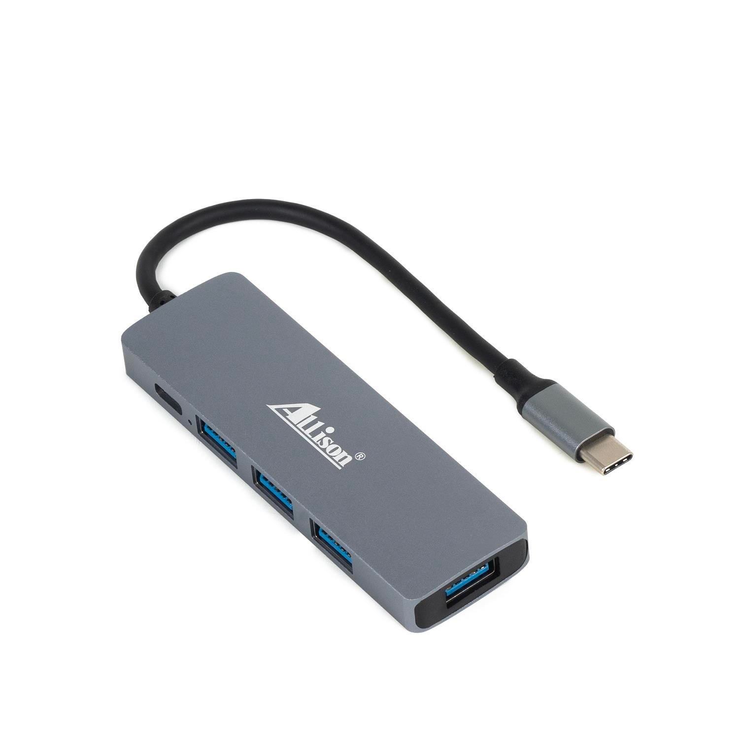 Allison 4'ü 1 Arada USB-C HUB Docking Station – Yüksek Hızlı ve Çoklu Bağlantı Çözümü