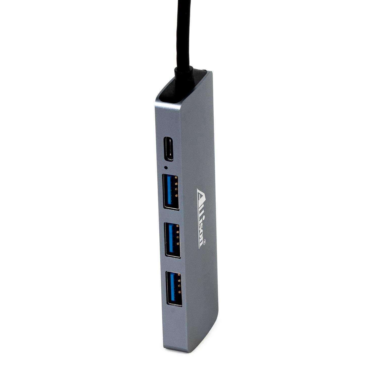 Allison 4'ü 1 Arada USB-C HUB Docking Station – Yüksek Hızlı ve Çoklu Bağlantı Çözümü