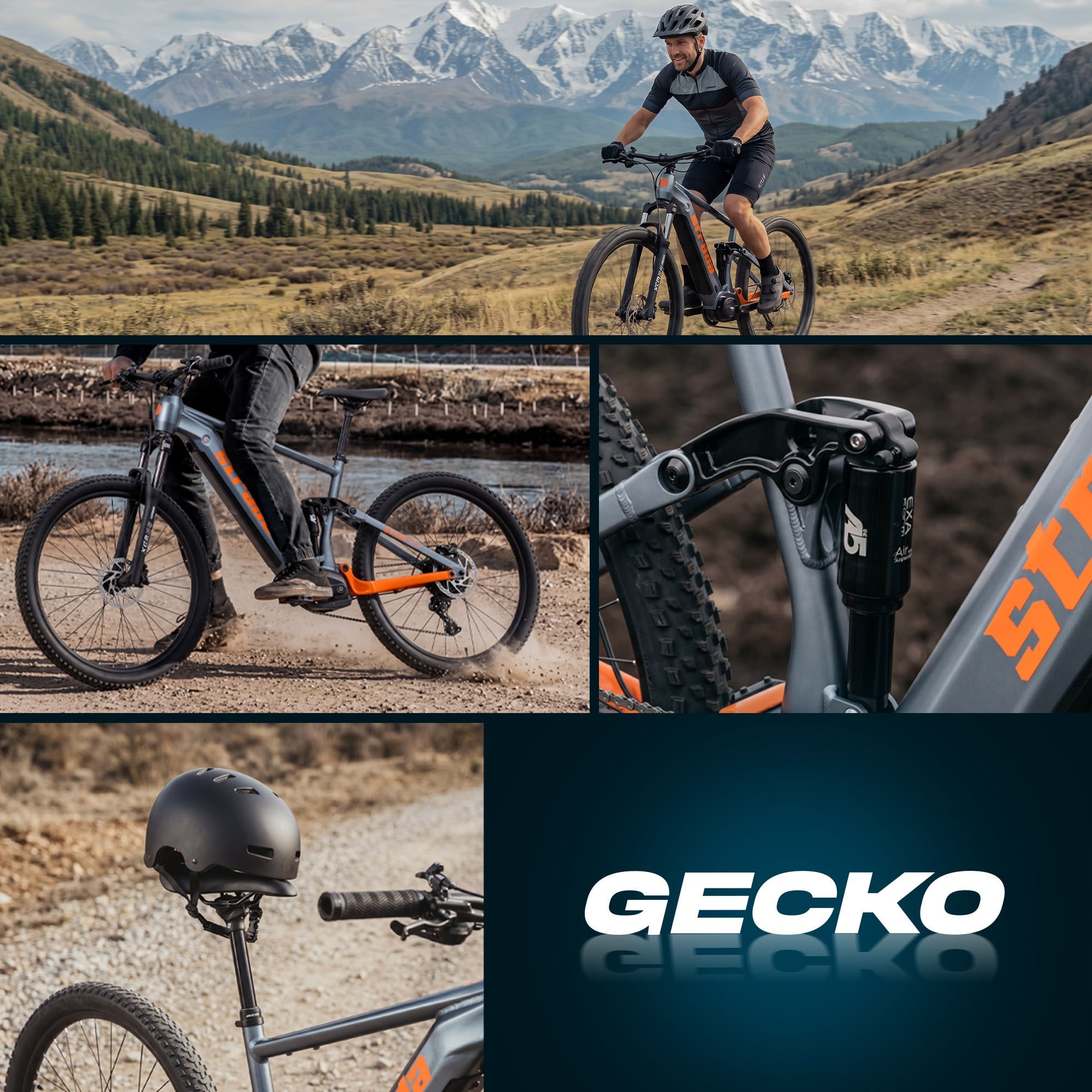  Strada E-Gecko Hidrolik Disk 29 Jant Elektrikli Bisiklet