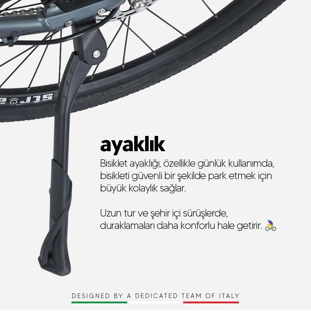 Strada E-Lite 28 inç 13 Ah 250 W Gizli Batarya Hidrolik Fren City Elektrikli Bisiklet