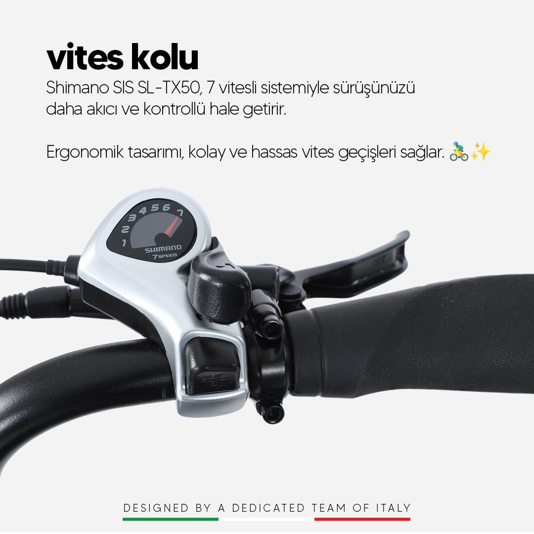 Strada E-Moto 20 Jant Çift Amortisörlü Fatbike Elektrikli Bisiklet