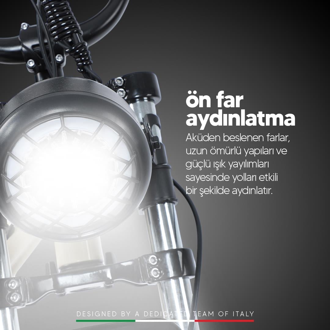 Strada E-Moto 20 Jant Çift Amortisörlü Fatbike Elektrikli Bisiklet