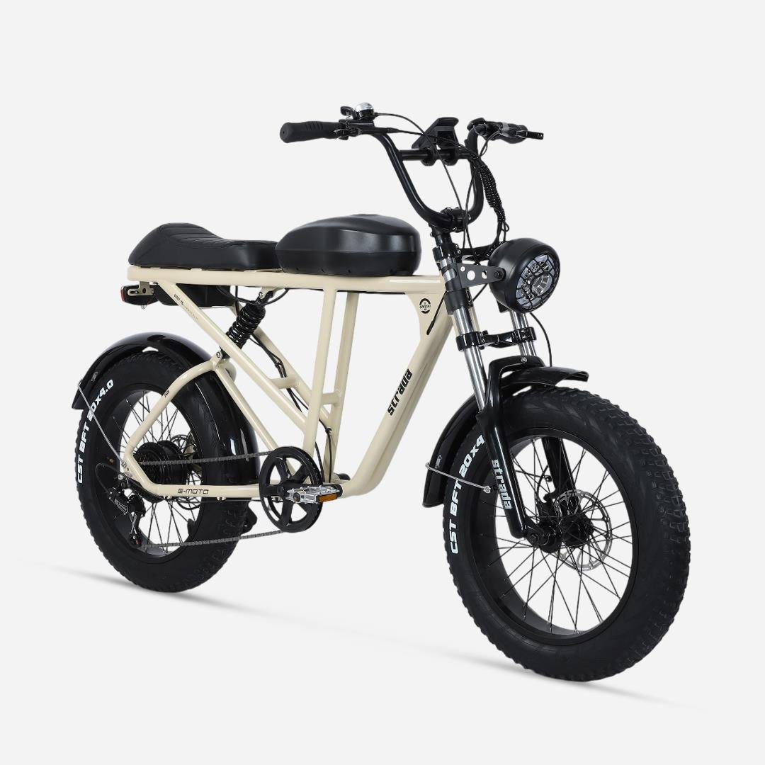 Strada E-Moto 20 Jant Çift Amortisörlü Fatbike Elektrikli Bisiklet