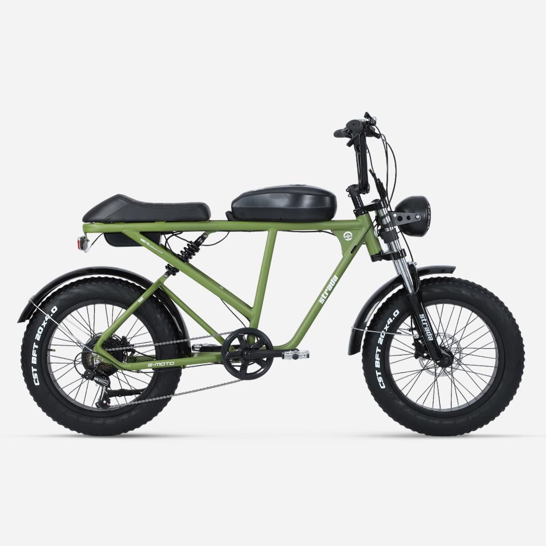 Strada E-Moto 20 Jant Çift Amortisörlü Fatbike Elektrikli Bisiklet
