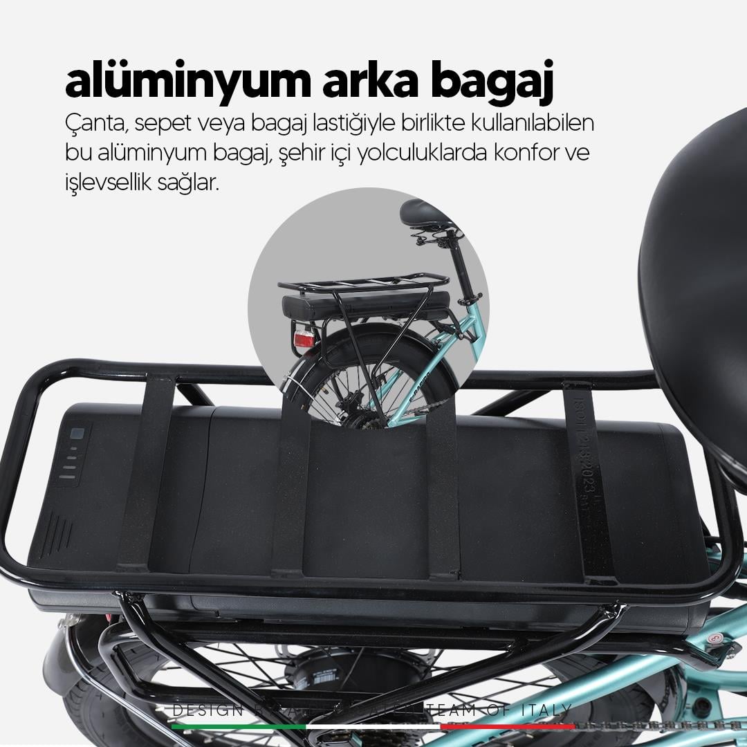 Strada E-Rapido  20 Jant Folding Elektrikli Bisiklet