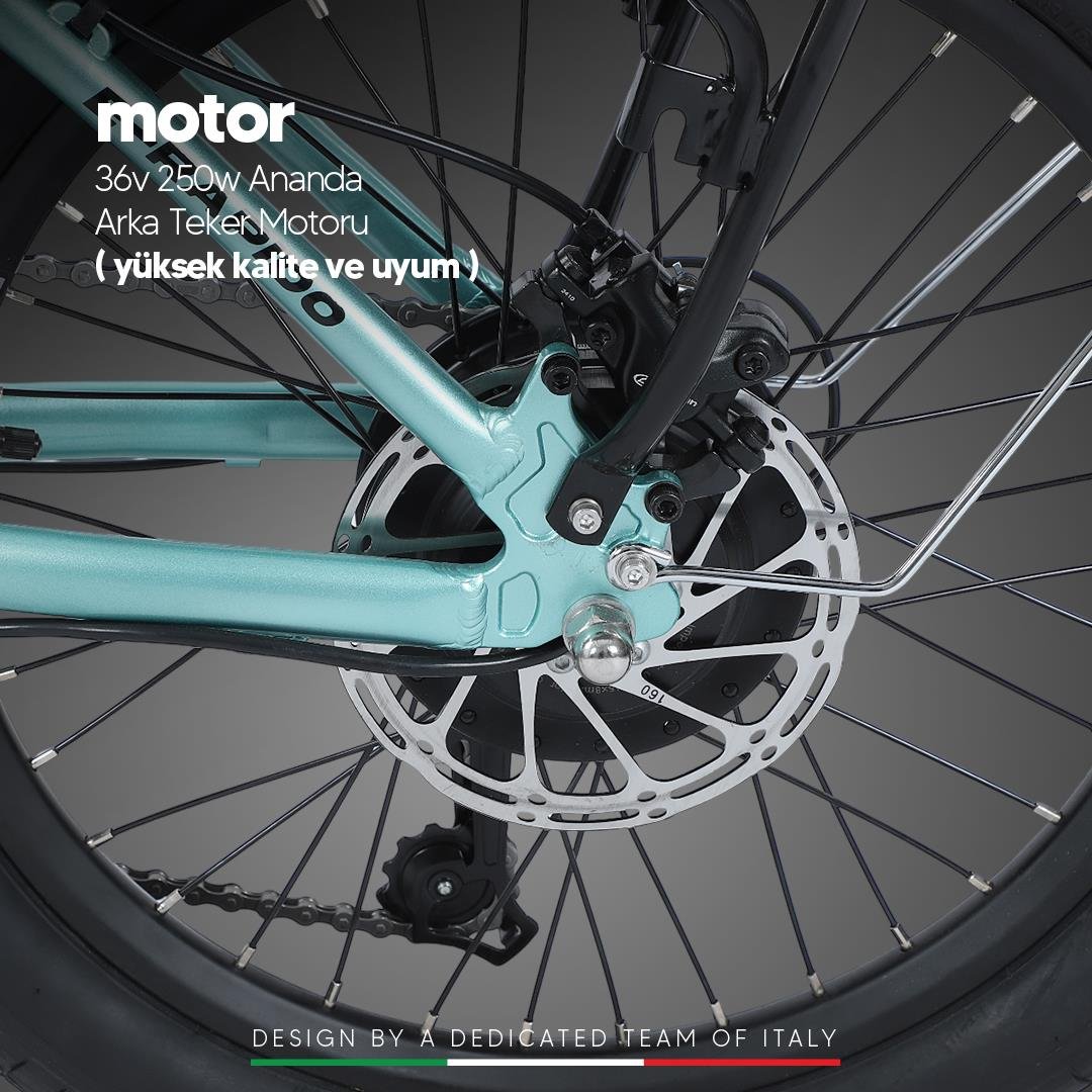 Strada E-Rapido  20 Jant Folding Elektrikli Bisiklet