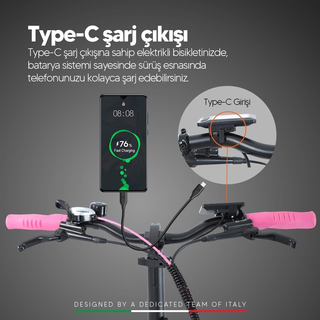 Strada E-SIS Fat Bike 20 Jant Bisiklet