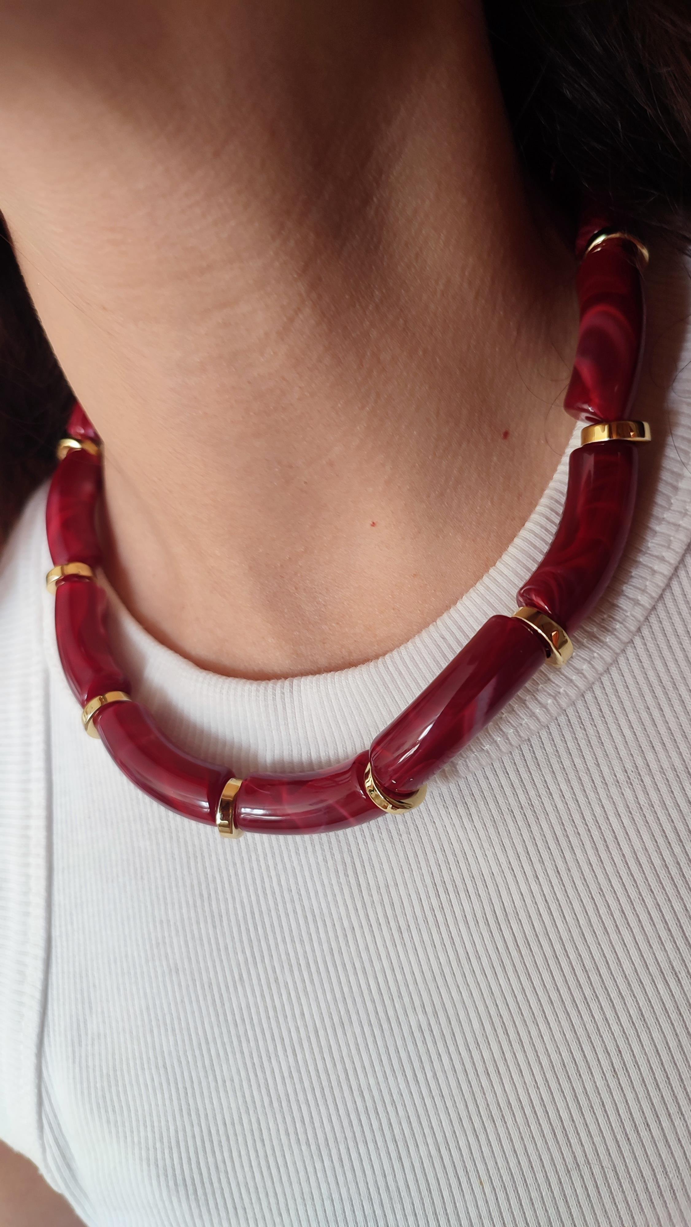 Bordo Zr Model Kolye (48 cm)