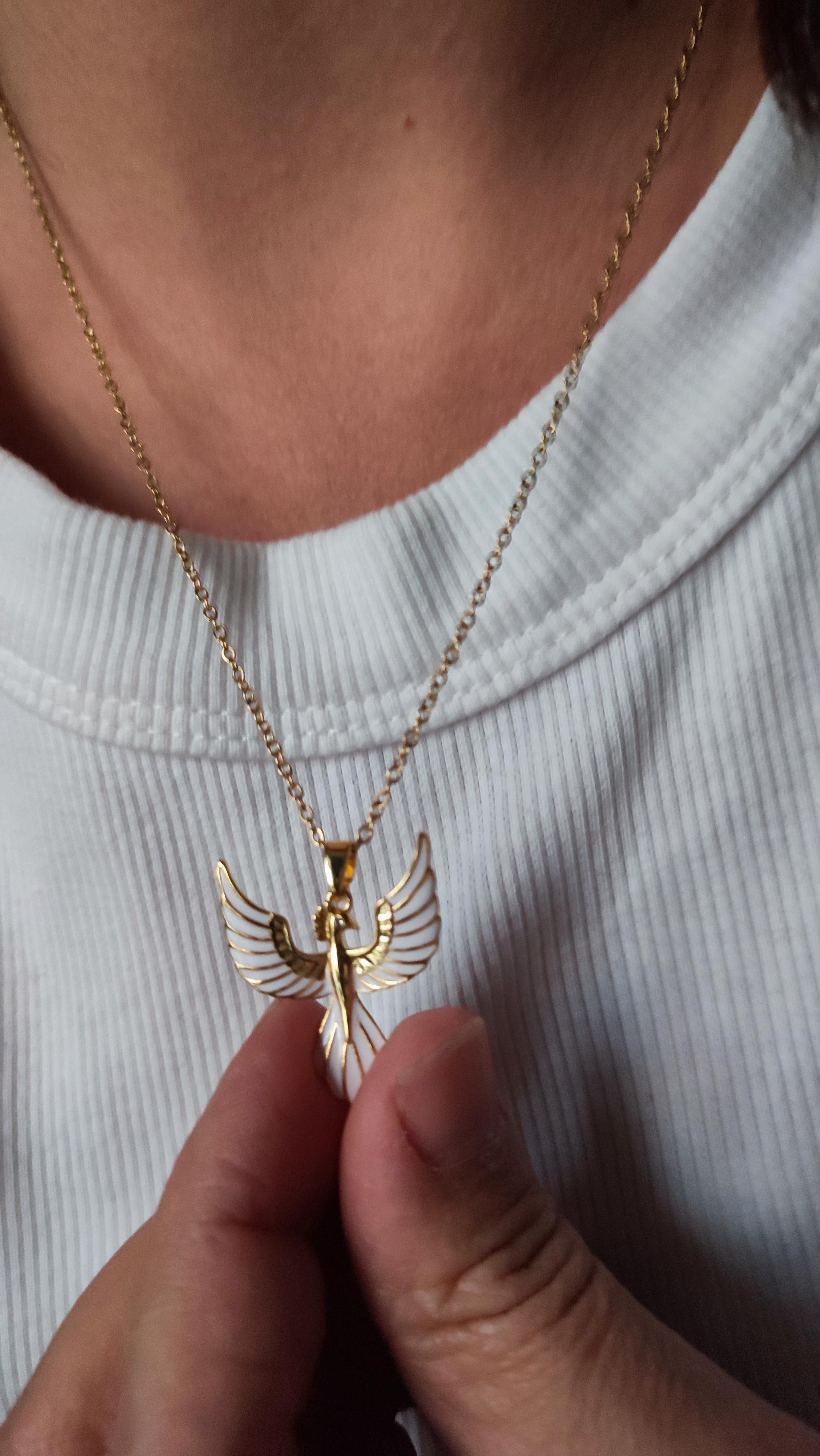 ÇELİK GOLD BEYAZ MİNELİ ANKA KUŞU 