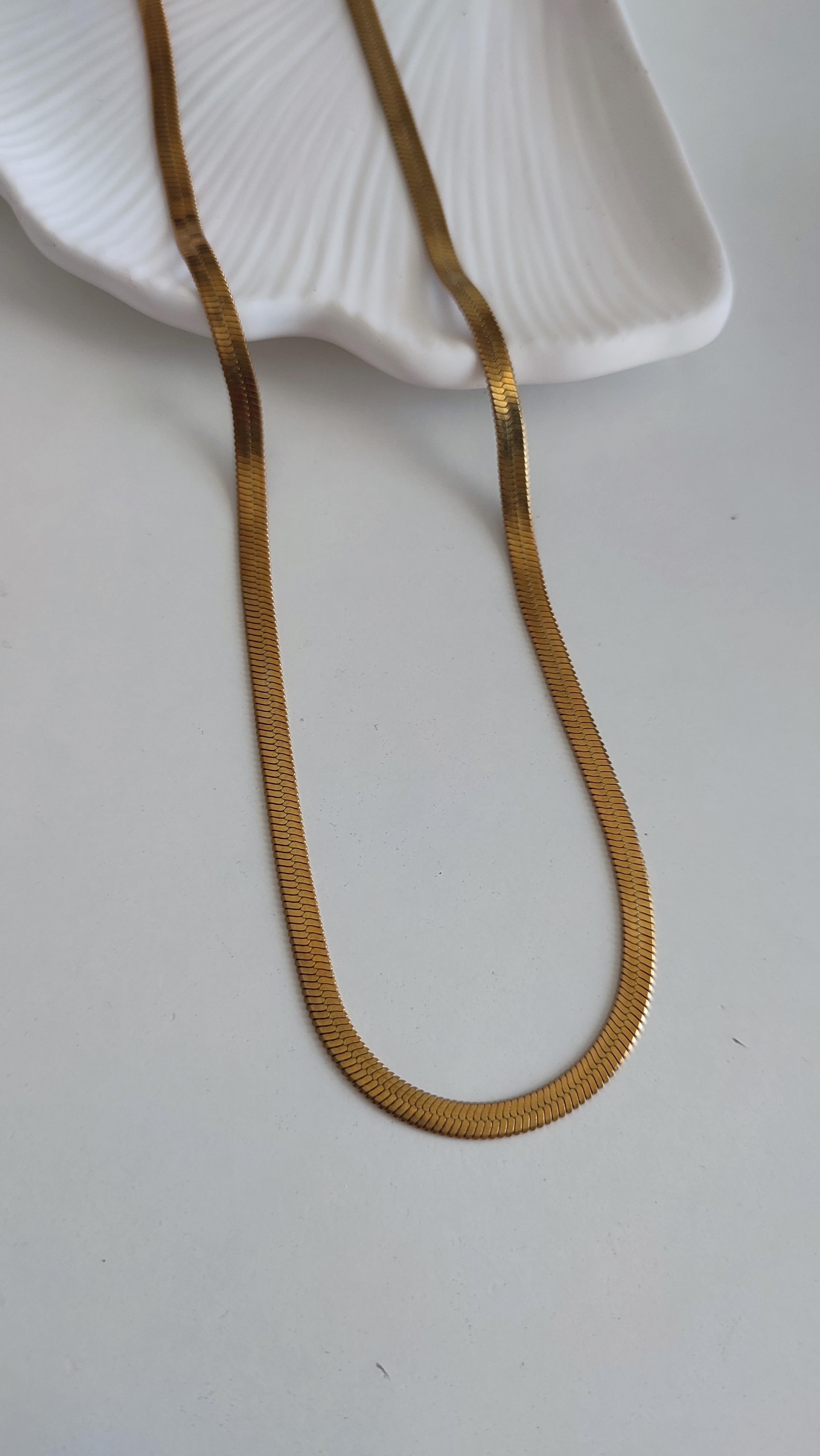 ÇELİK GOLD İTALYAN EZME ZİNCİR(45 CM)